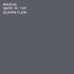 #5A5C66 - Scarpa Flow Color Image